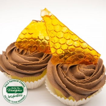 Silicone Mould - Continuous Honeycomb & Bees